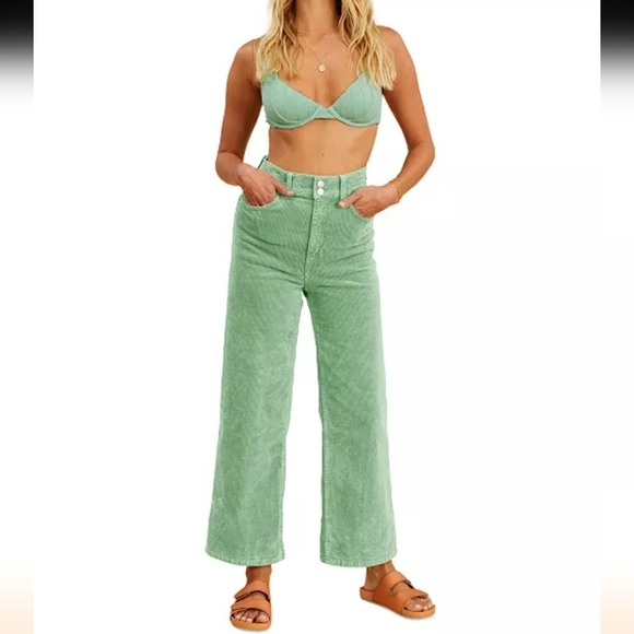 Billabong Pants - Billabong X The Salty Blonde Chill Out High Rise Curduroy Pants 26